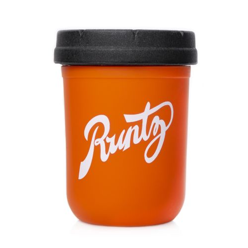 Orange & White 8oz Runtz Mason Stash Jar by RE:STASH