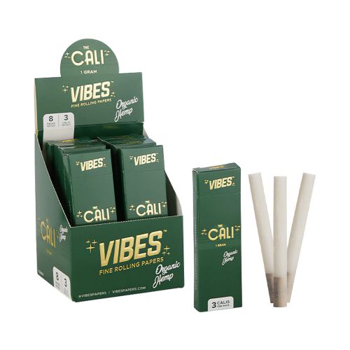 The Cali Cones, Organic Hemp Pre-Rolled Cones by Vibes