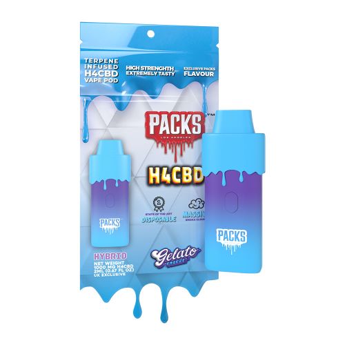 Packs by Packwoods H4CBD Disposable Vape Gelato Freeze