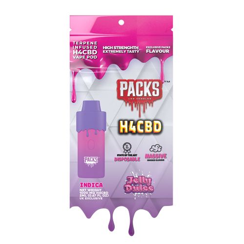 Packs by Packwoods H4CBD Disposable Vape Jelly Dulce