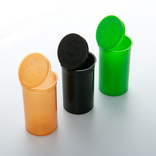 Pop Top Squeeze Container Pots 19 Dram Vial Bottle