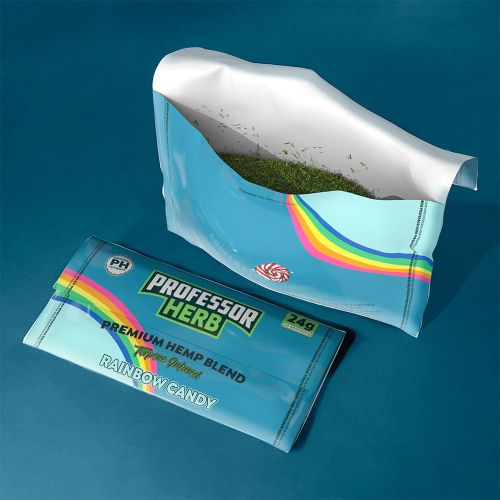 Professor Herb Rainbow Candy Hemp Smoking Blend 1400mg CBD