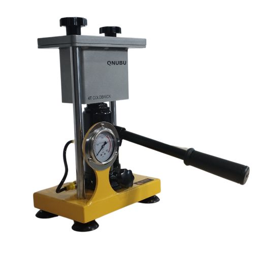 Press Qnubu Cold Brick 4 Tons + Manometer (Mold 6x12)