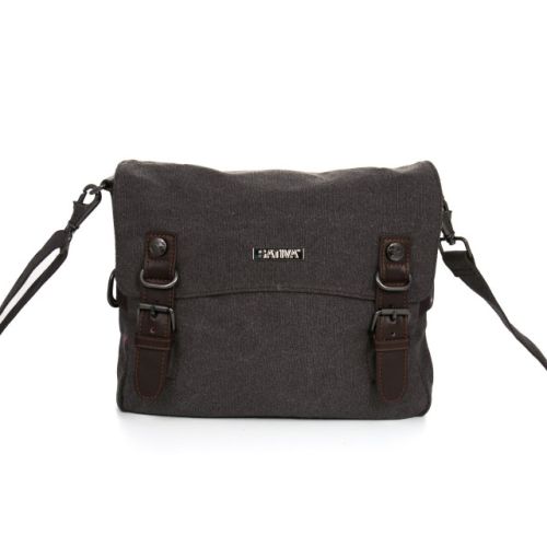 Hemp Medium Tank Bag with Buckles by Sativa Bags