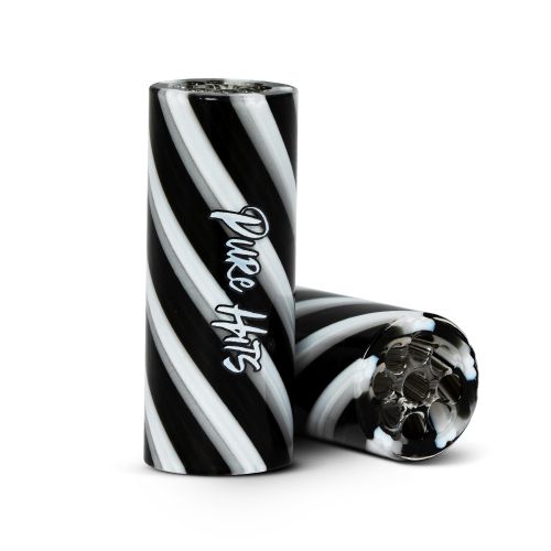 Pure Hits Tip Glass Filter Tip Black & White
