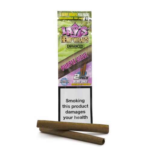 Purple Wave Blunt by Jays Hemp Wraps (Tobacco Free)