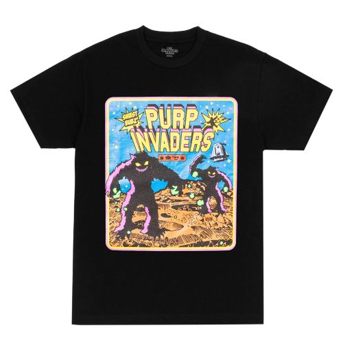 Purp Invaders Episode 1 T-Shirt by The Smoker's Club - Black