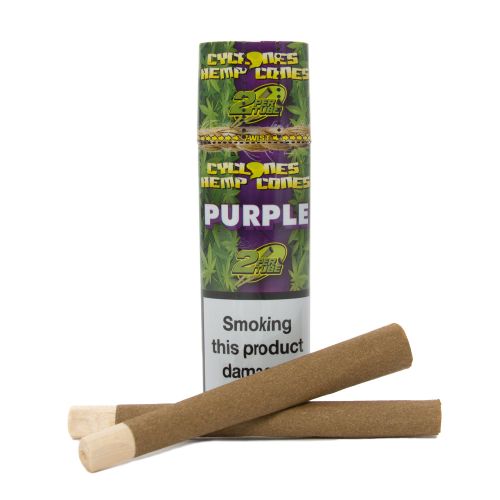 Purple Blunt by Cyclones Hemp Cones 