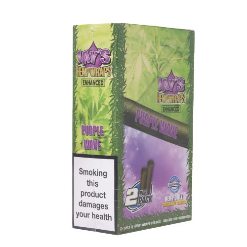 Purple Wave Blunt by Jays Hemp Wraps (Tobacco Free)