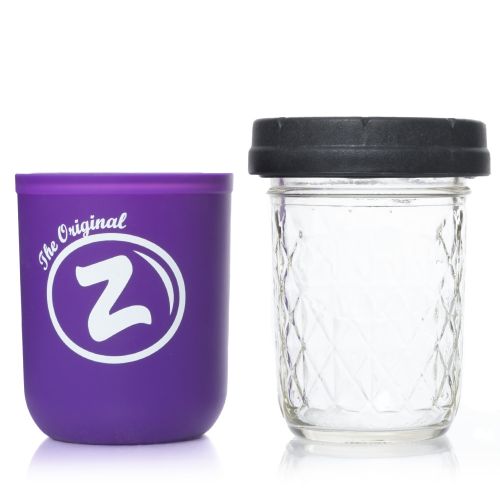 The Original Z 8oz Mason Stash Jar by RE:STASH - Purple 