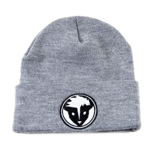 Rare Dankness Logo Beanie Hat - Black/Grey