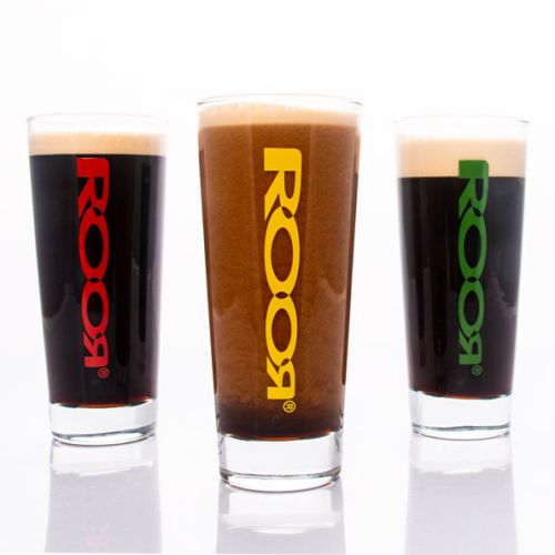 RooR Rasta Drinking Glass 3 Piece Set 