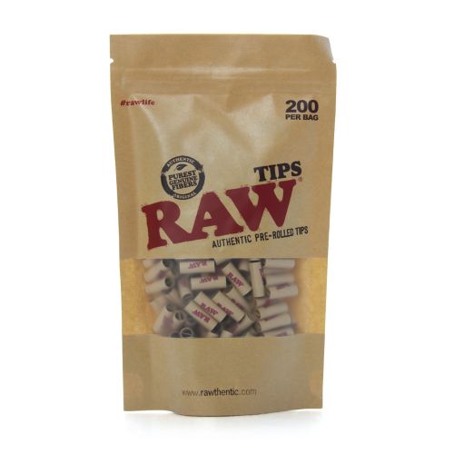 200 x Pre-Rolled Tips by RAW