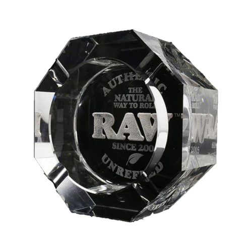 RAW Ashtray Darkside Grey Crystal Glass