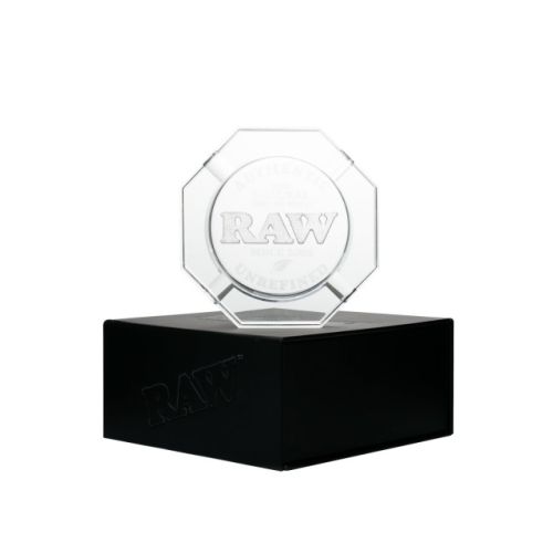 Heavy Duty Crystal Glass Ashtray by RAW