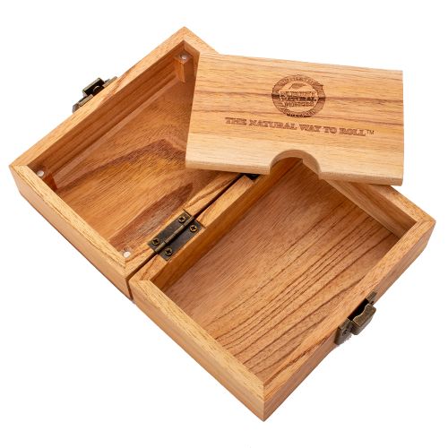 Raw Wood Rolling Box - 12.5cm x 9cm