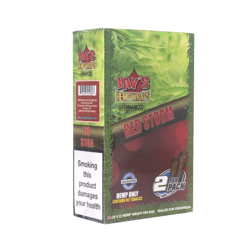 Red Storm Blunt by Jays Hemp Wraps (Tobacco Free)