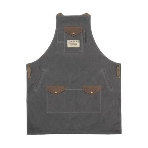 The Apron in Canvas Ash by Revelry Supply