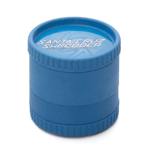 Blue 4-Piece Hemp Grinder by Santa Cruz Shredder