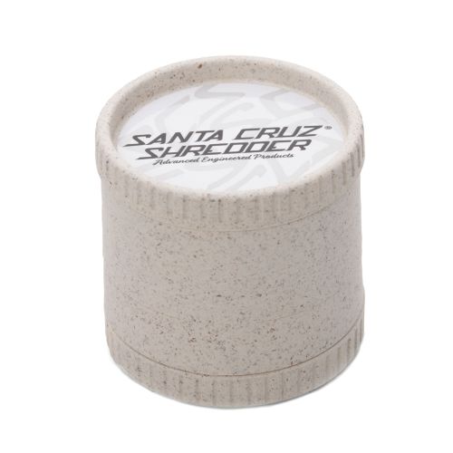 White 4-Piece Hemp Grinder by Santa Cruz Shredder