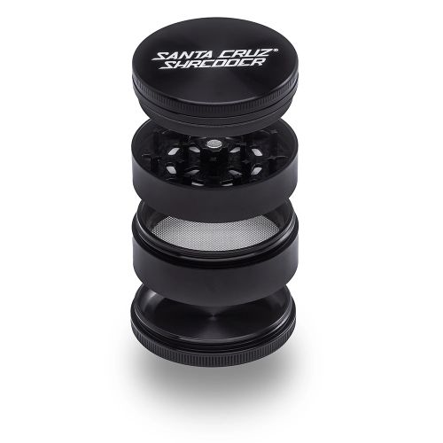 Large 4 Piece Gloss Herb Grinders by Santa Cruz Shredder