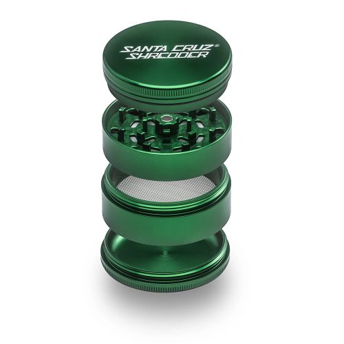 Large 4 Piece Gloss Herb Grinders by Santa Cruz Shredder