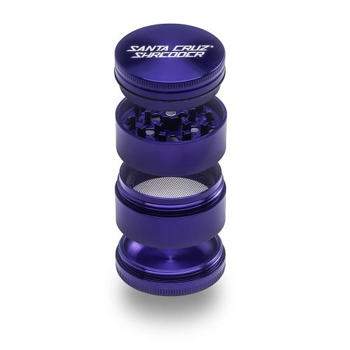 Medium 4 Piece Gloss Herb Grinders by Santa Cruz Shredder