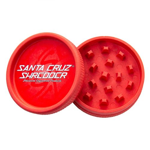 Santa Cruz Shredder Hemp Grinder 2 Piece (Red x1)