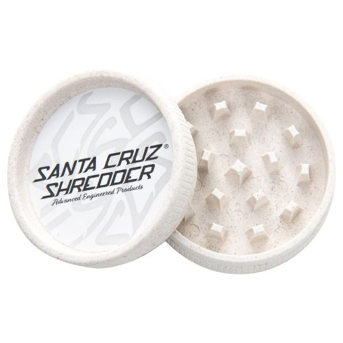 Santa Cruz Shredder Hemp Grinder 2 Piece (White x1)