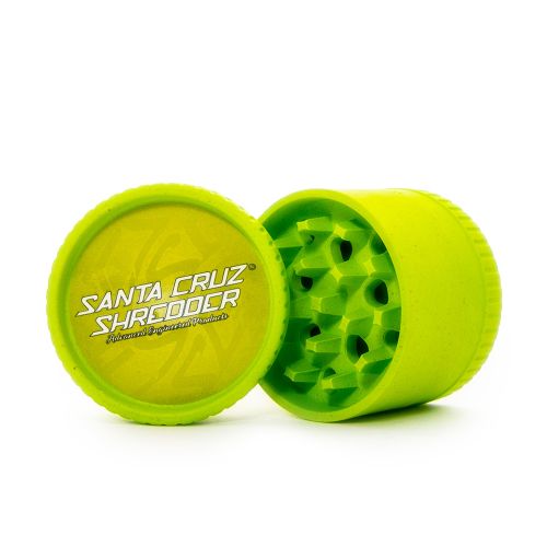 Santa Cruz Shredder Hemp Grinder - 3 Piece - Lime Green