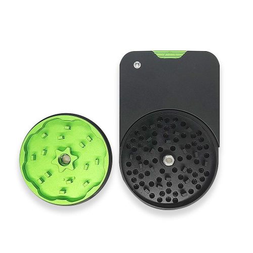 A1 Compact Grinder Neon Green by Fibonacci Grinders