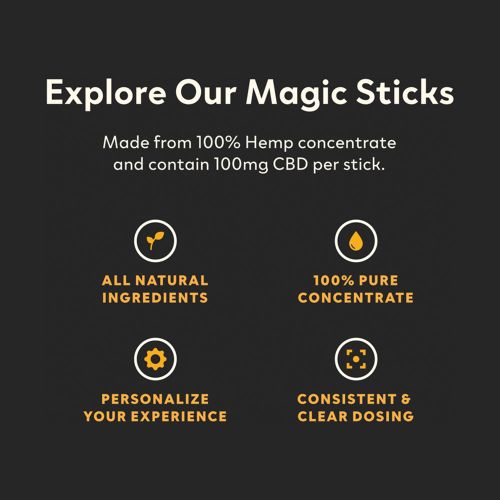 Strawberry CBD Magic Sticks Slidderz Joint Core 100mg x 3