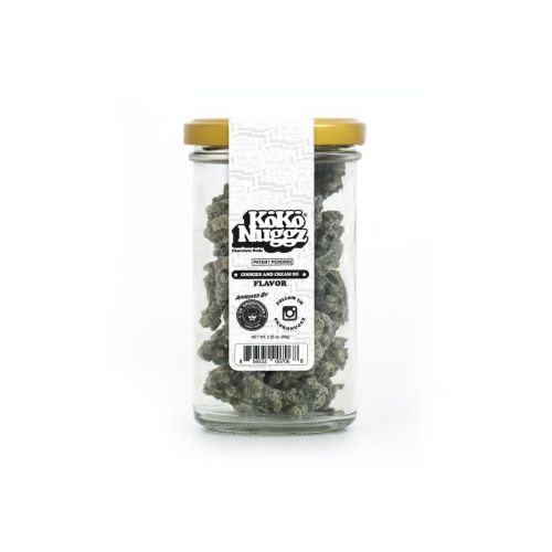 Cookies & Cream Flavour Chocolate Budz (2.25oz) by KokoNuggz