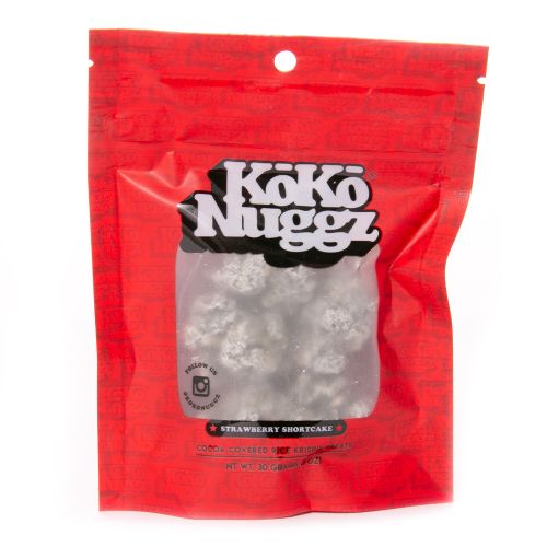 Strawberry Shortcake Flavour Chocolate Buds (1oz) by KokoNuggz 