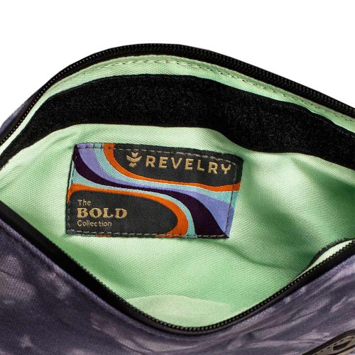 The Broker Money Bag in Tie Dye with Velcro & Zip by Revelry Supply