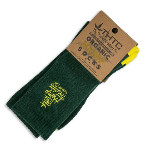 Organic Hemp Socks w/ The Hemp Trading Co Stitching by THTC 