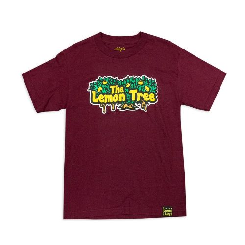 The Lemon Tree "Original T-Shirt" in Maroon by Lemon Life SC