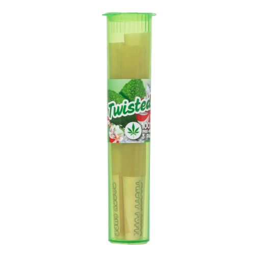 Twisted Mint Flavoured Pre-Rolled Cones By Tasty Puffs