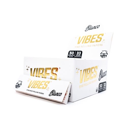 Vibes Fatty Rolling Papers in Blanco