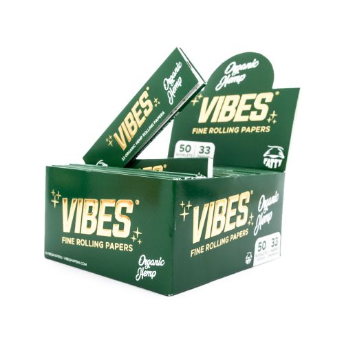 Vibes Fatty Rolling Papers in Organic Hemp