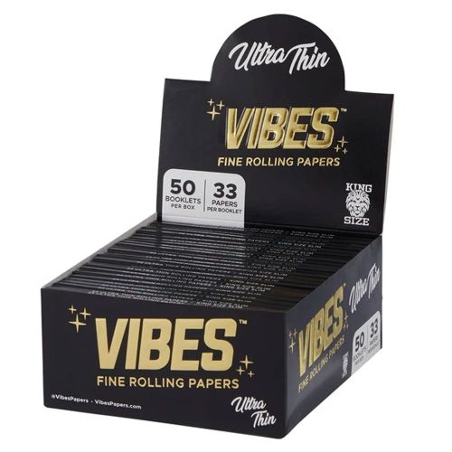Vibes Ultra Thin King Size Slim Rolling Papers