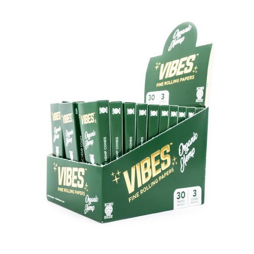 VIBES Cones Coffin Pack Organic Hemp King Size