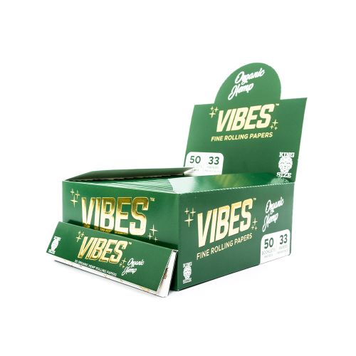 Vibes Organic Hemp King Size Slim Rolling Papers