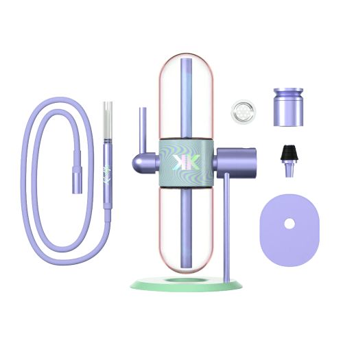 Khalifa Violet Sky Mint Gravity Hookah Bong Stundenglass