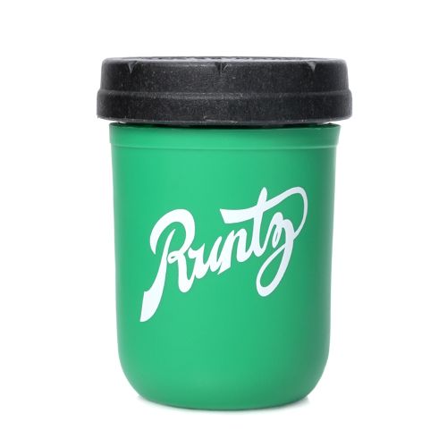 Green & White 8oz Runtz Mason Stash Jar by RE:STASH