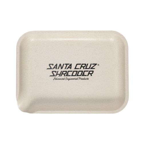 Hemp Rolling Tray by Santa Cruz Shredder - (White)