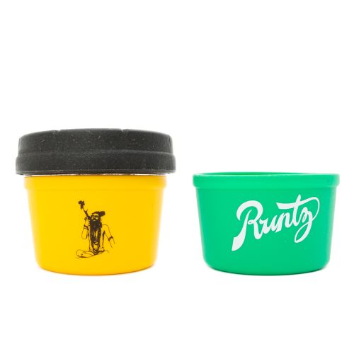 Yellow & Black 4oz Pure Sativa Sadhu Mason Stash Jar by RE:STASH