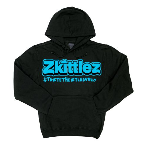 Official Zkittlez Taste The Z Train Teal Hoodie