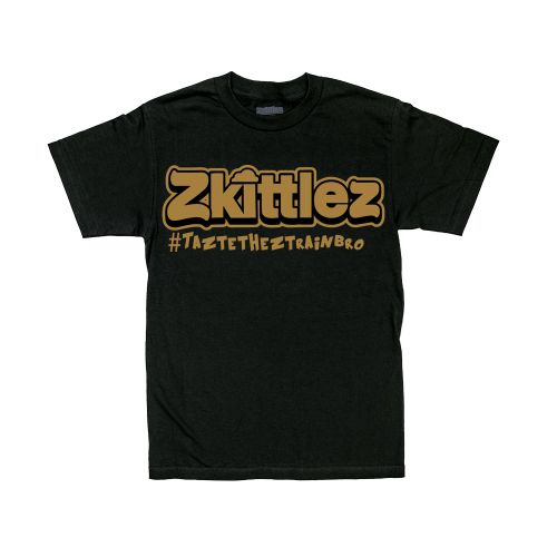 Official Zkittlez Taste The Z Train Gold T-Shirt