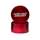 Large 3 Piece Gloss Herb Grinders by Santa Cruz Shredder - Red